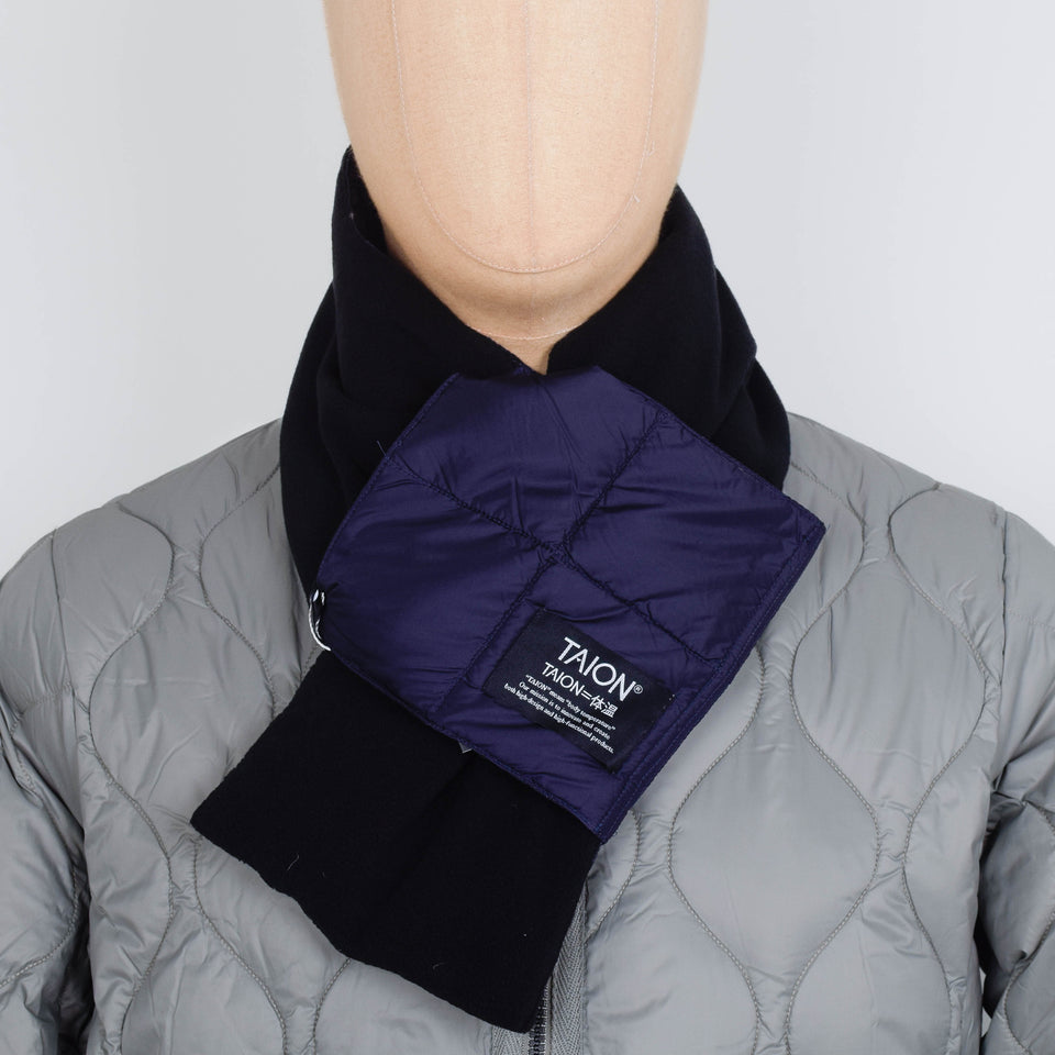 Taion Down Scarf - Navy