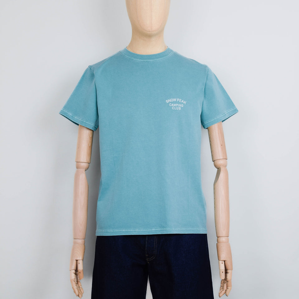 Snow Peak Recycled Cotton Dyed T-shirt SPC, Green