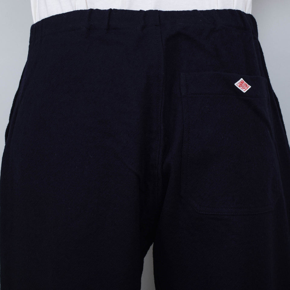 Danton Wool Easy Pants - Navy