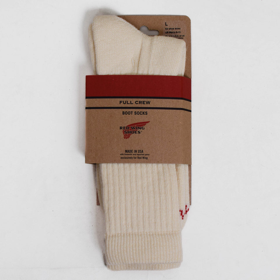 Red Wing Merino Wool Sock - Cream