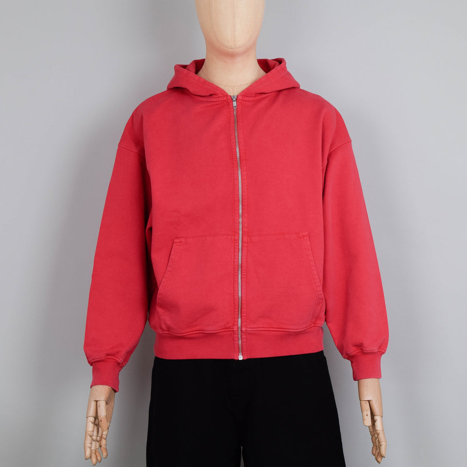 Colorful Standard Organic Oversized Zip Hood - Faded Red
