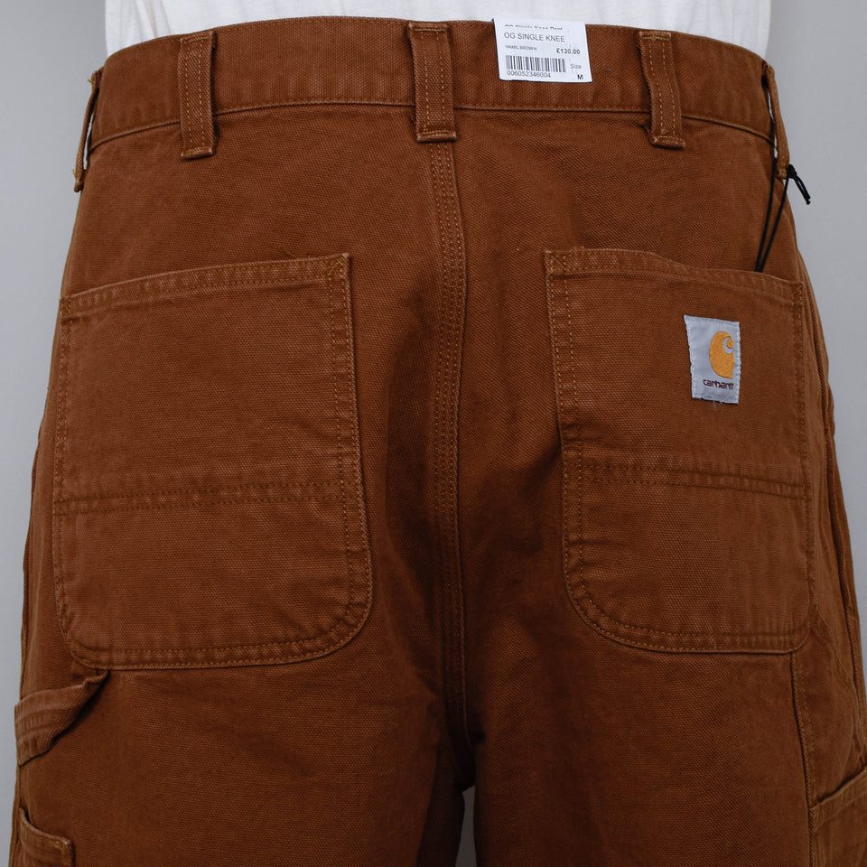 Carhartt WIP OG Single Knee Pant - Hamilton Brown Stone Washed