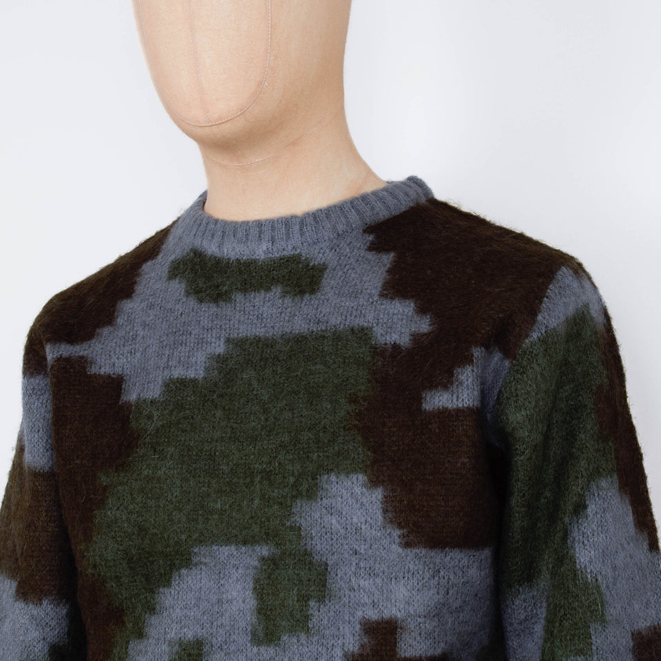 Gramicci Mohair Sweater - Jungle Digi Camo