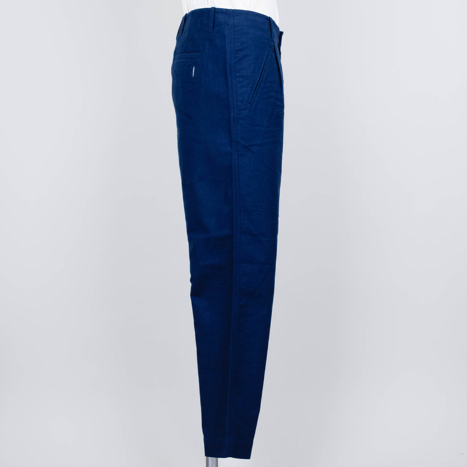 Folk Assembly Pant - Ink Blue Moleskin