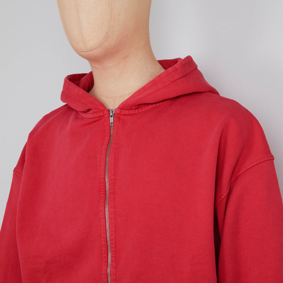 Colorful Standard Organic Oversized Zip Hood - Faded Red