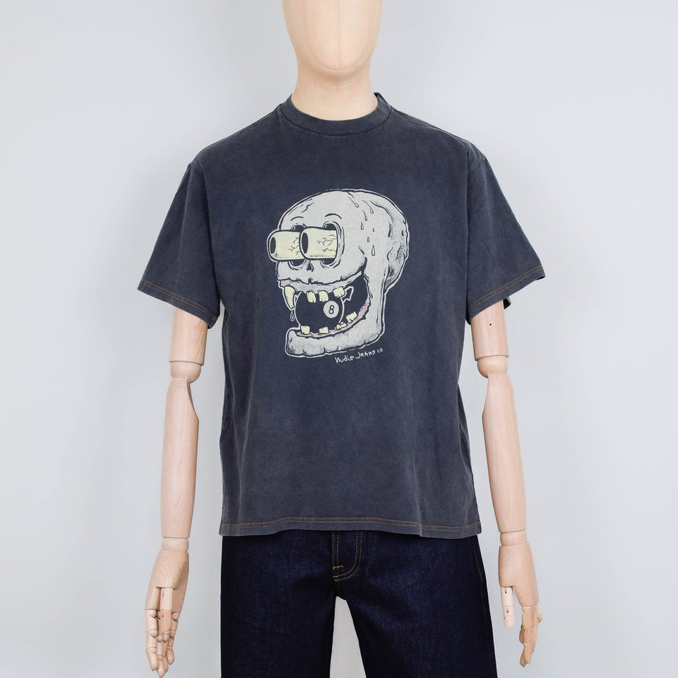Nudie Jeans Koffe 8 Ball T-Shirt - Antracite