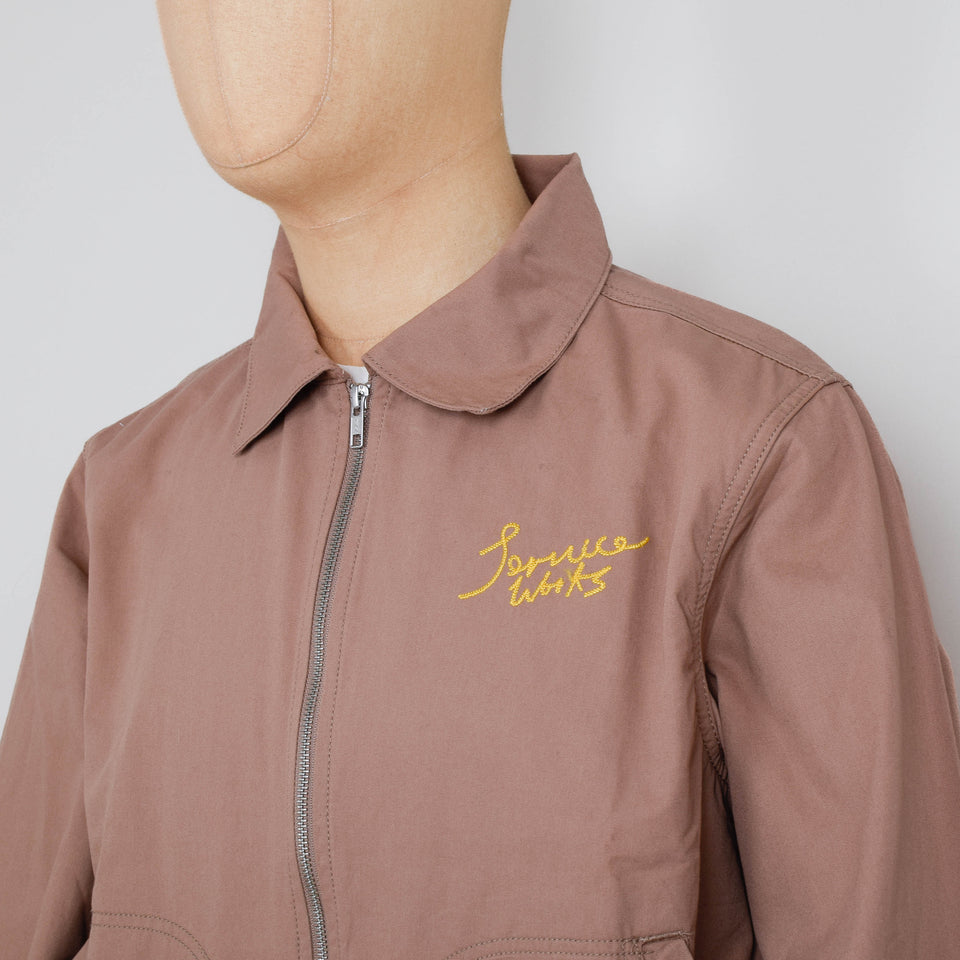 Service Works Twill Work Jacket- Mushroom