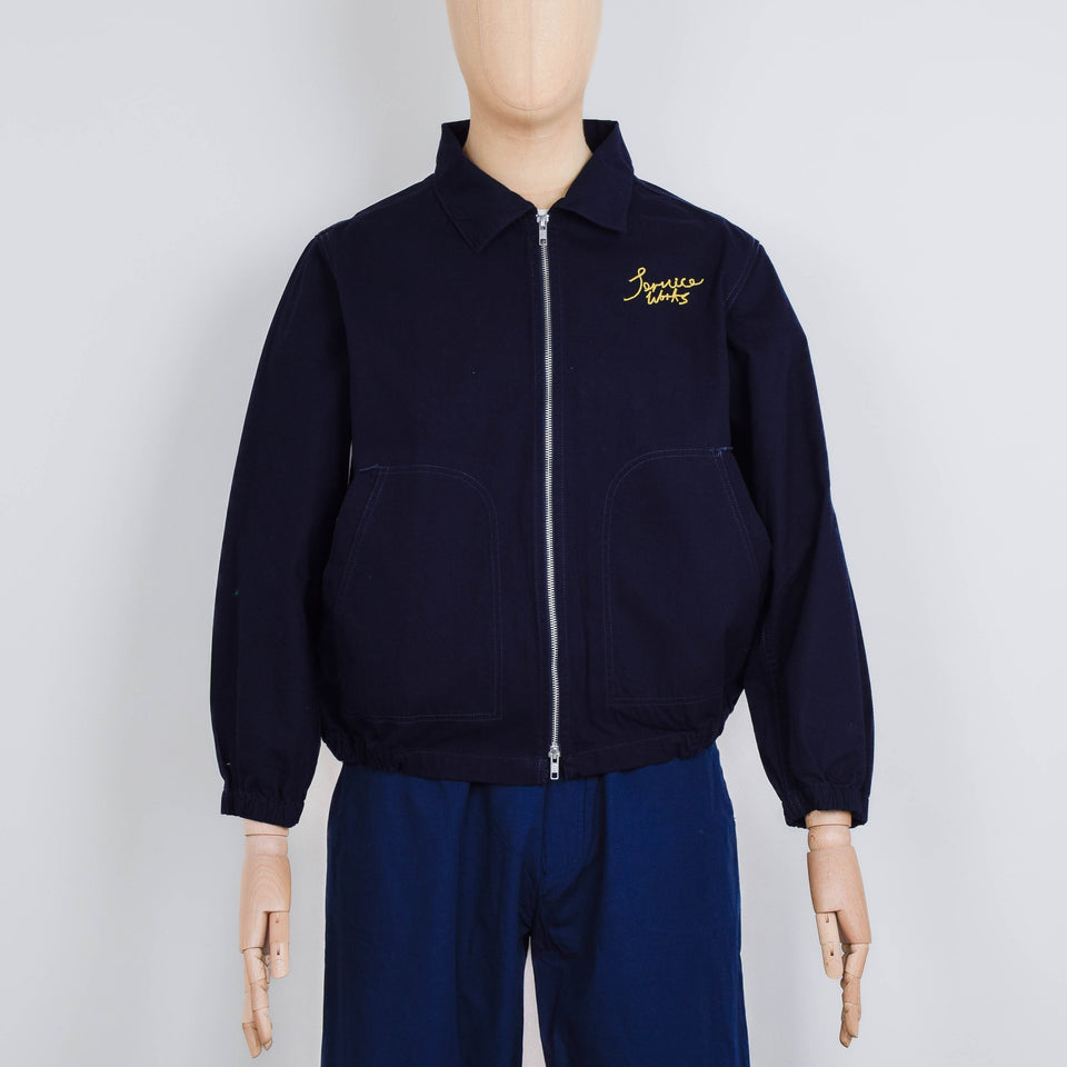 Service Works Twill Work Jacket- Dark Navy