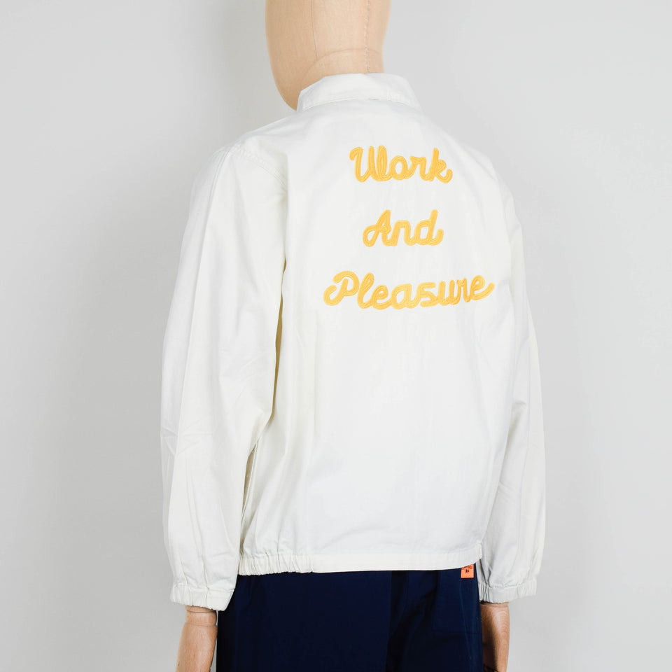 Service Works Twill Work Jacket- Off - White