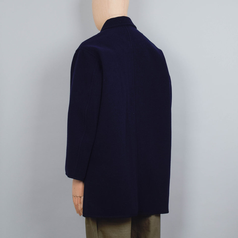 Danton Wool Coverall Coat - Navy