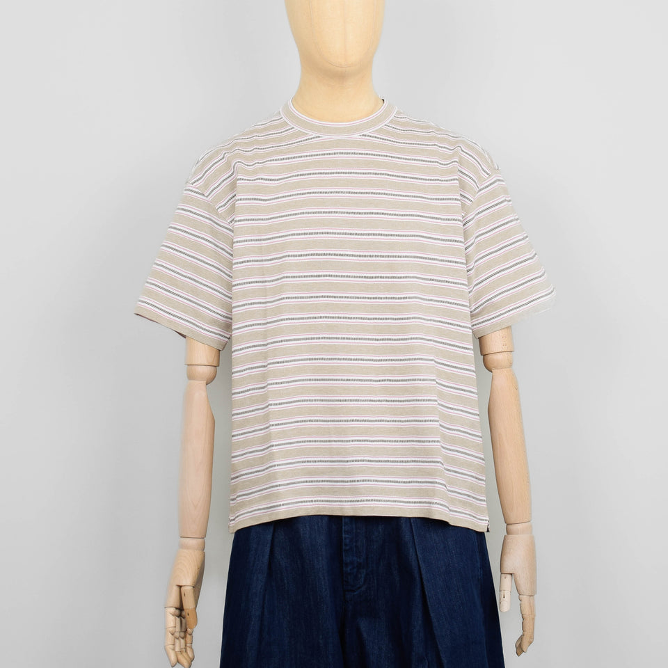YMC Triple T-Shirt - Taupe Multi