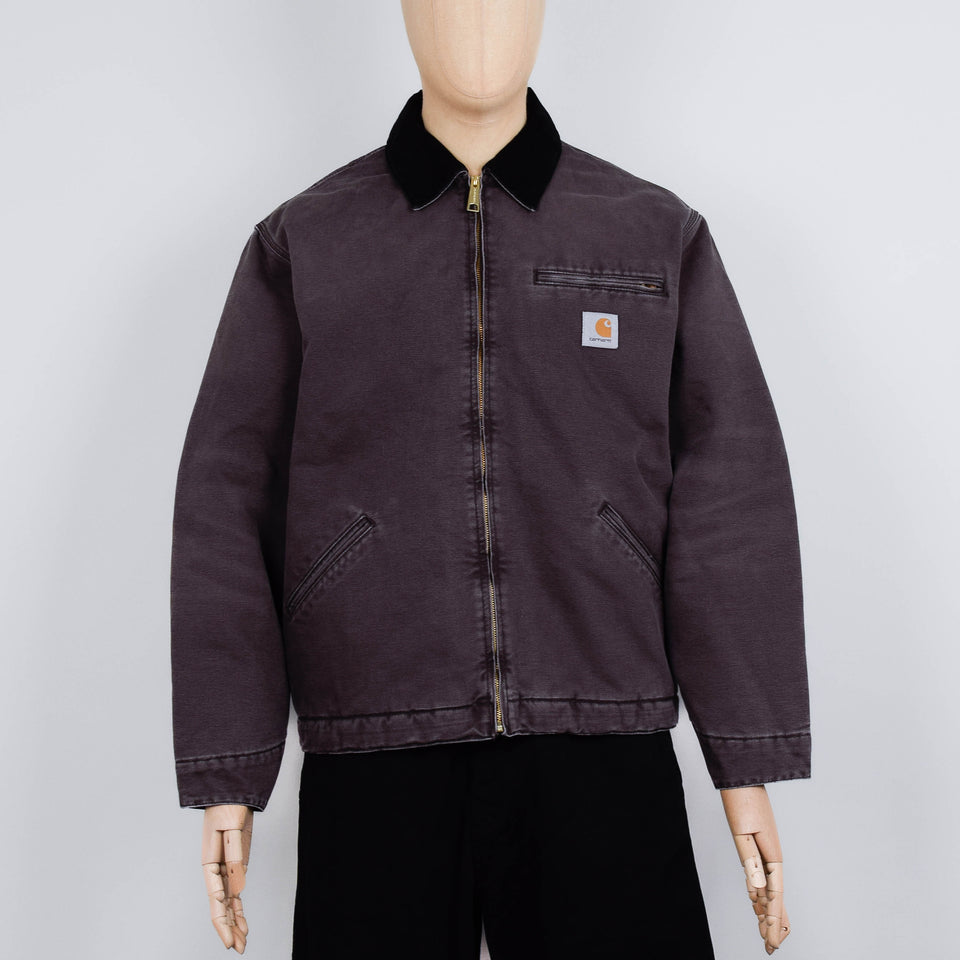 Carhartt WIP OG Detroit Jacket - Tobacco / Black Aged Canvas
