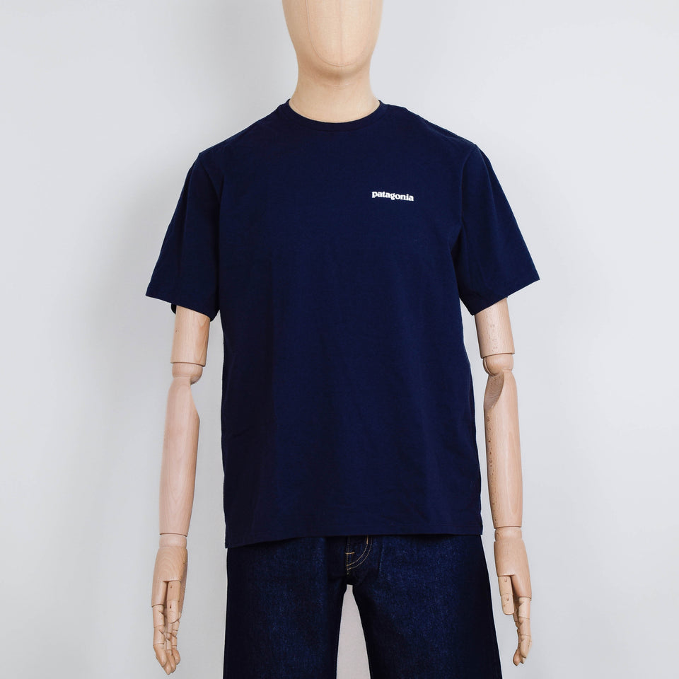 Patagonia P-6 Logo Responsibili Tee - New Navy
