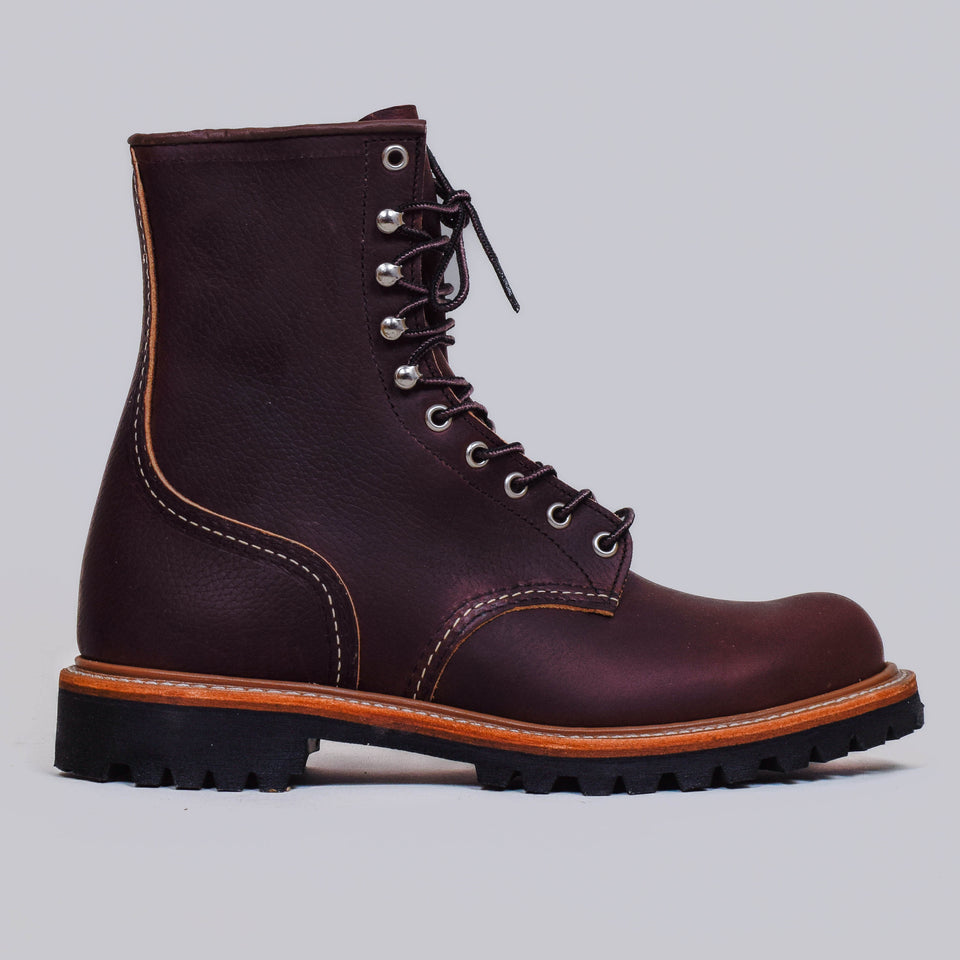 Red Wing 8" Logger Boot - Briar Oil Slick Leather