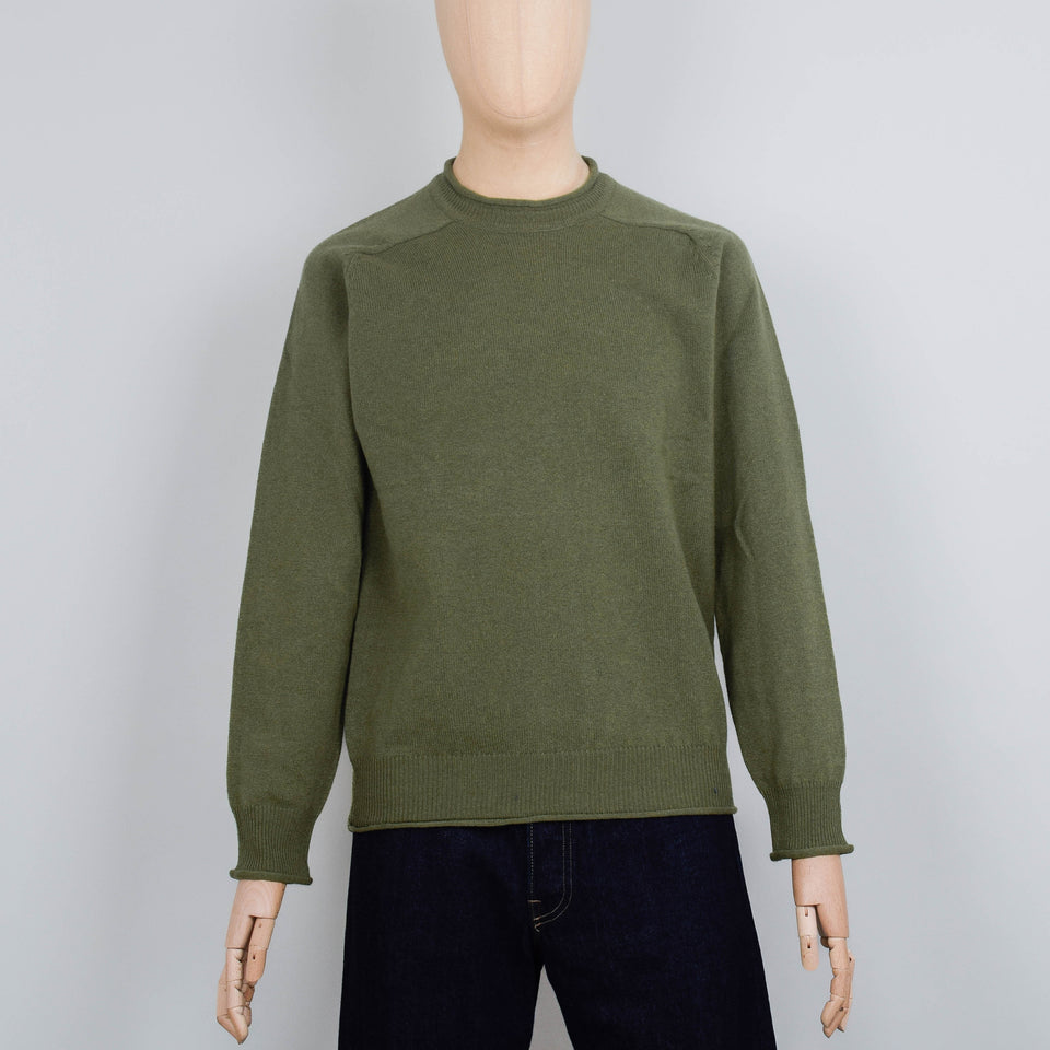 Pittari Usk Lambswool - Green Bean