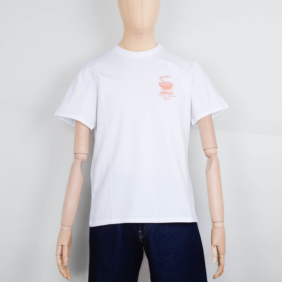 Edwin Ramen Palace Tee - White