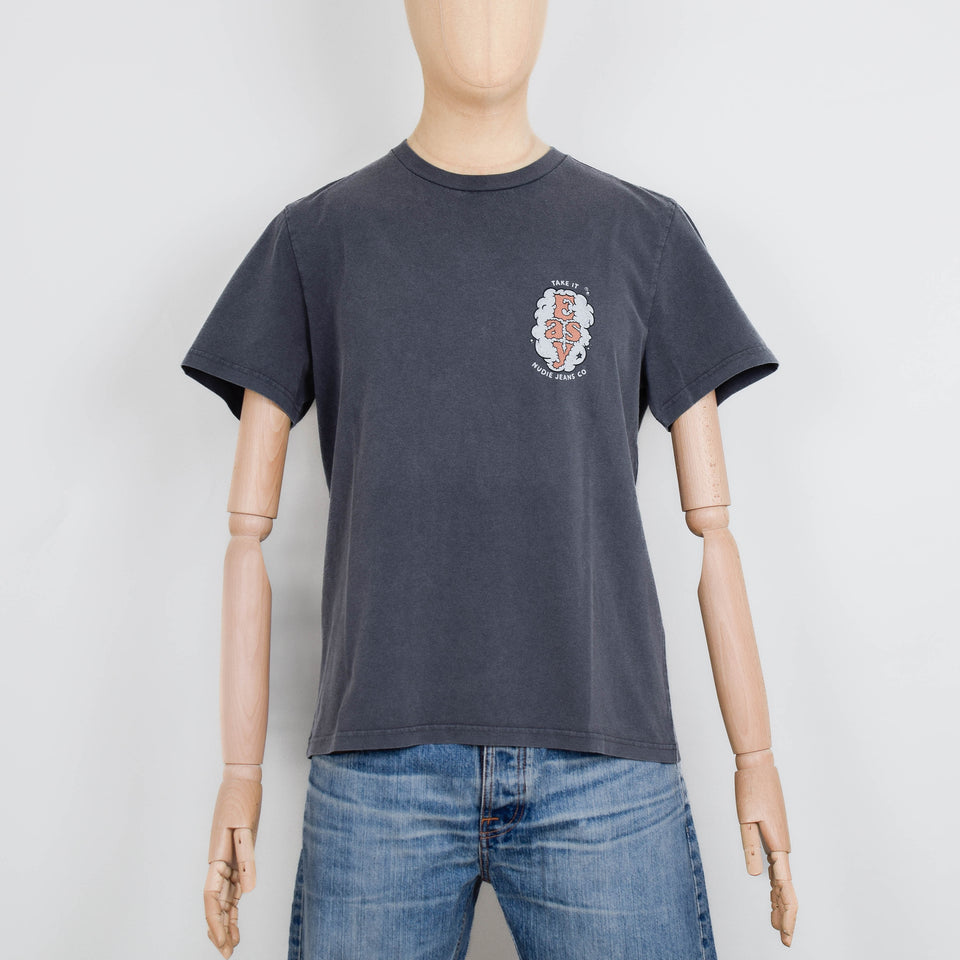 Nudie Jeans Roy Easy Cloud T-Shirt - Antracite
