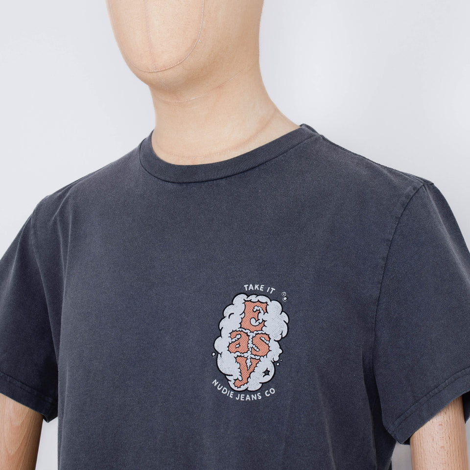 Nudie Jeans Roy Easy Cloud T-Shirt - Antracite