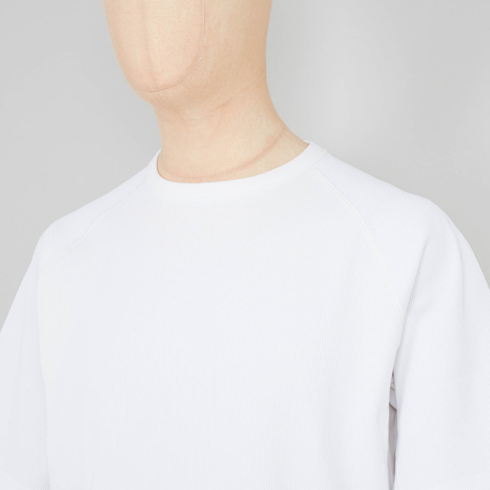 Snow Peak Dry Waffle Short Sleeve T-Shirt - Off White