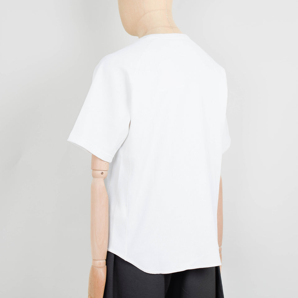 Snow Peak Dry Waffle Short Sleeve T-Shirt - Off White