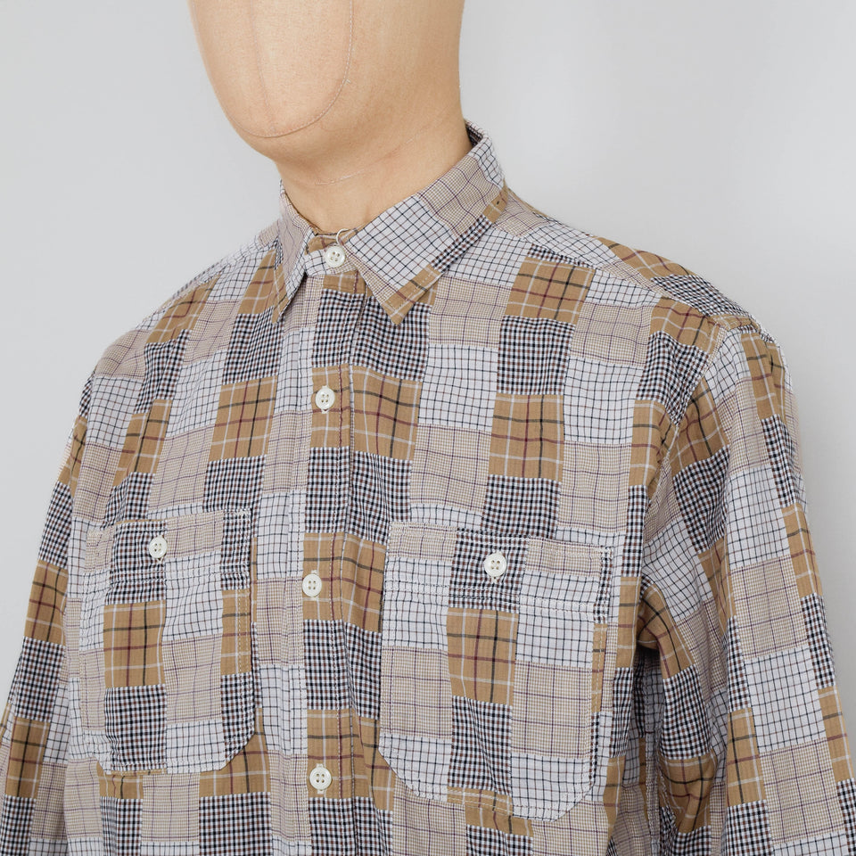 Edwin Work Shirt LS - Beige/Brown