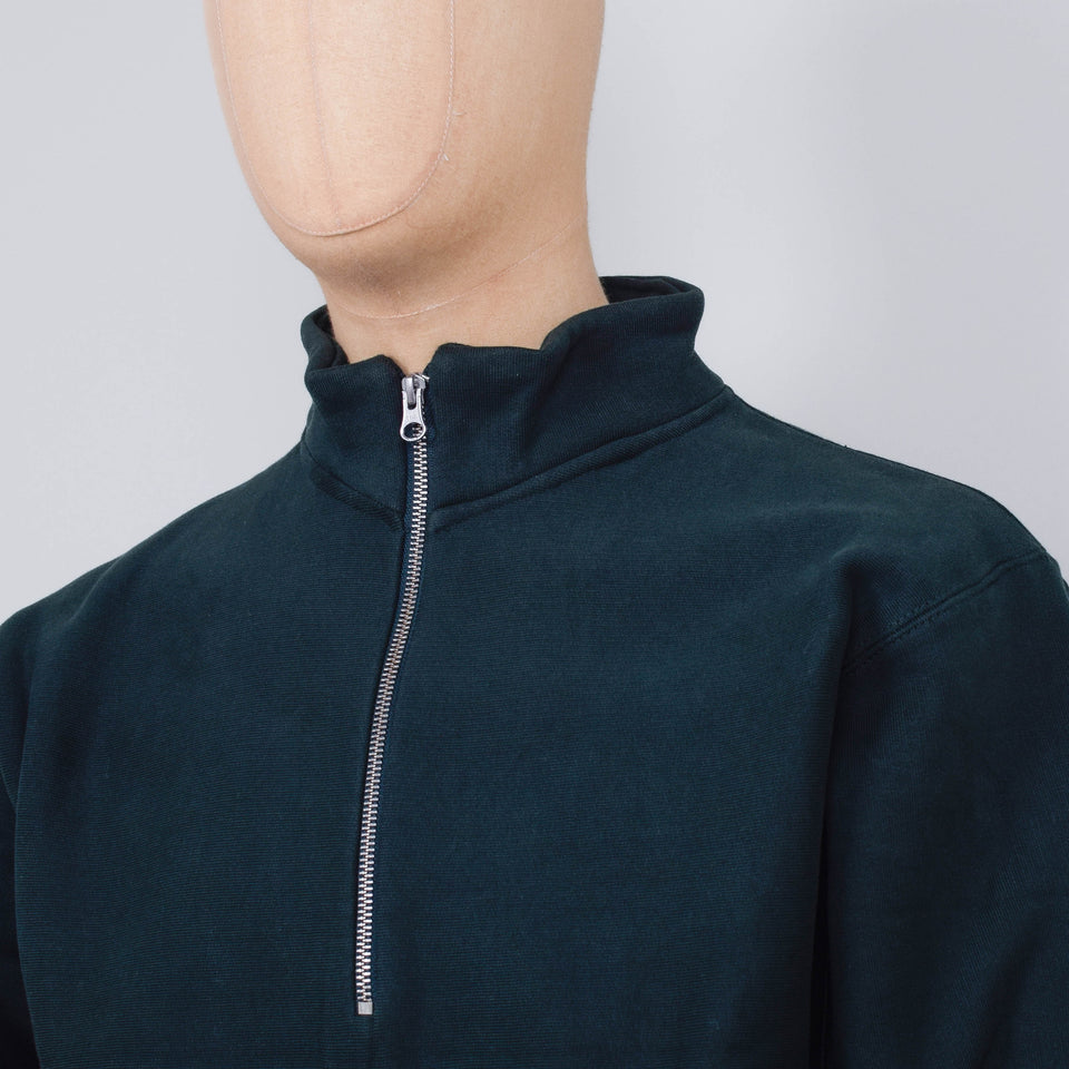 Power Goods Super Weight Quarter Zip - Forest Green