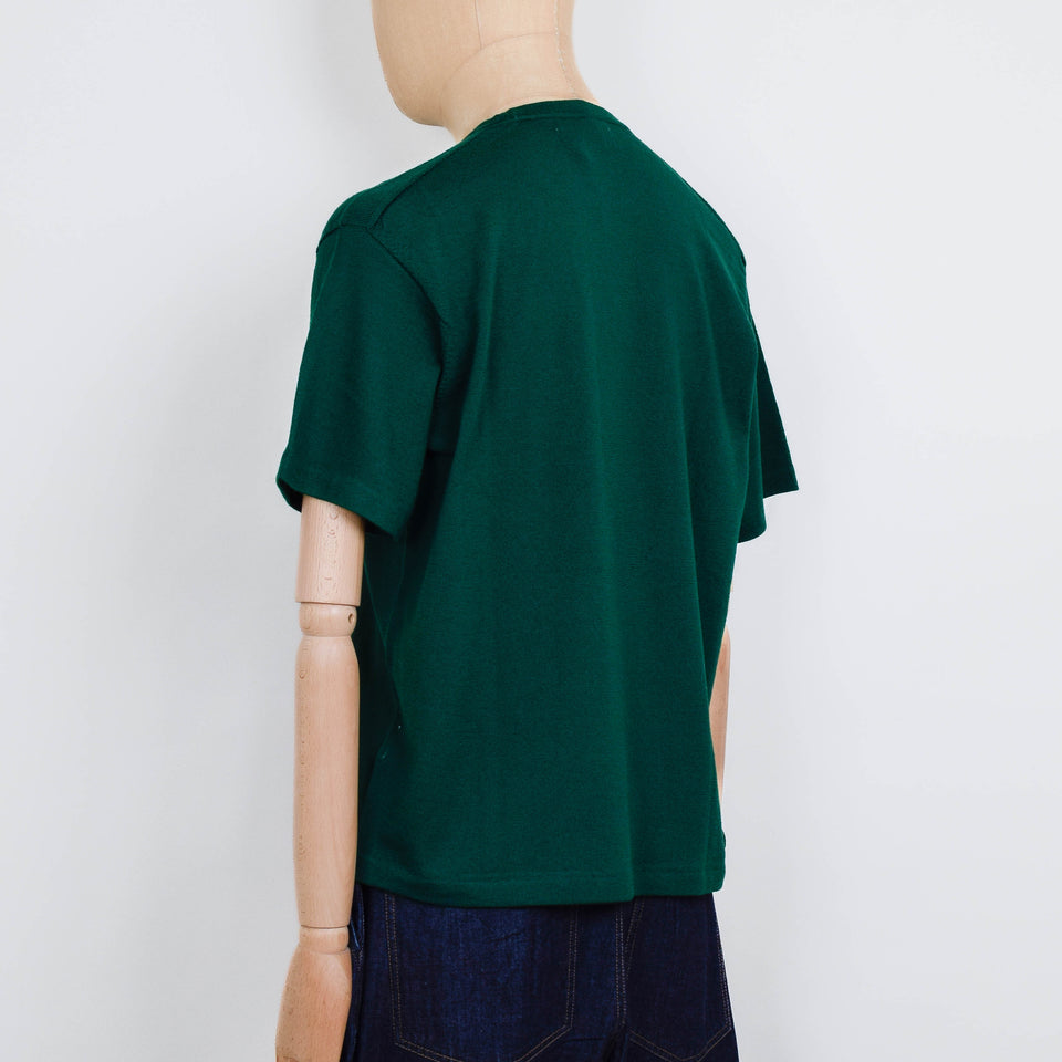 Universal Works Knit Tee Merino Fine Knit - Green