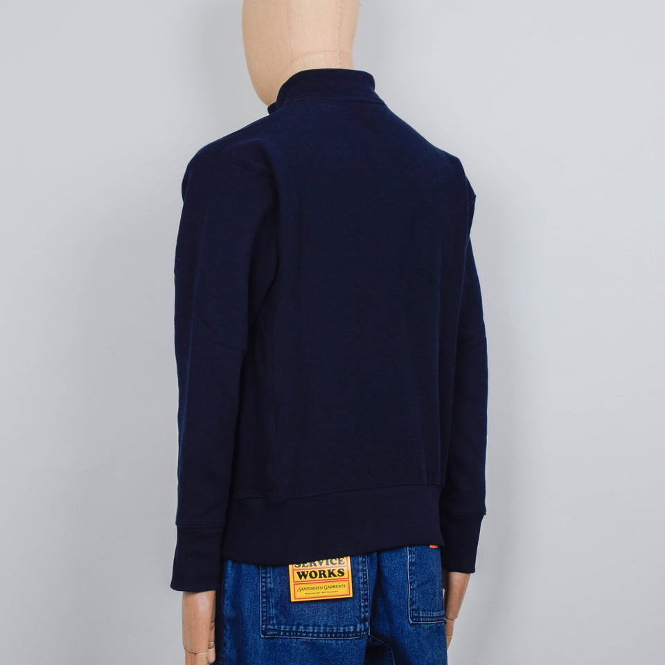 Power Goods Super Weight Quarter Zip - Navy Blue