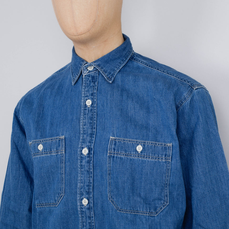 Edwin Work Shirt LS - Denim