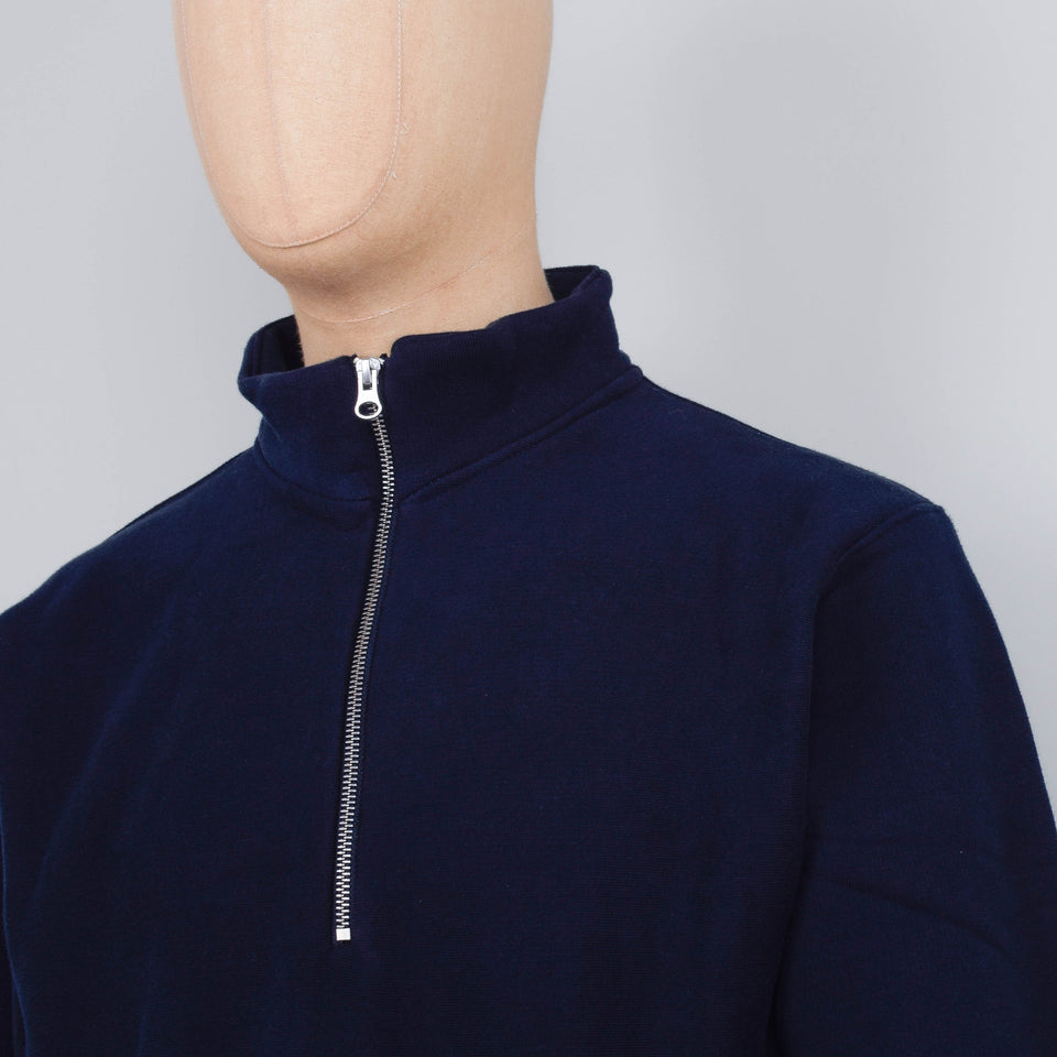 Power Goods Super Weight Quarter Zip - Navy Blue