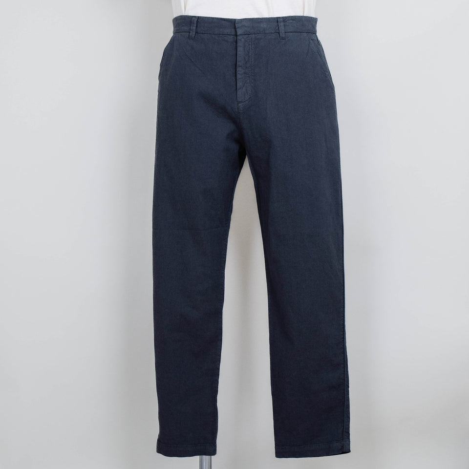 Folk Cotton Linen Trouser - Charcoal