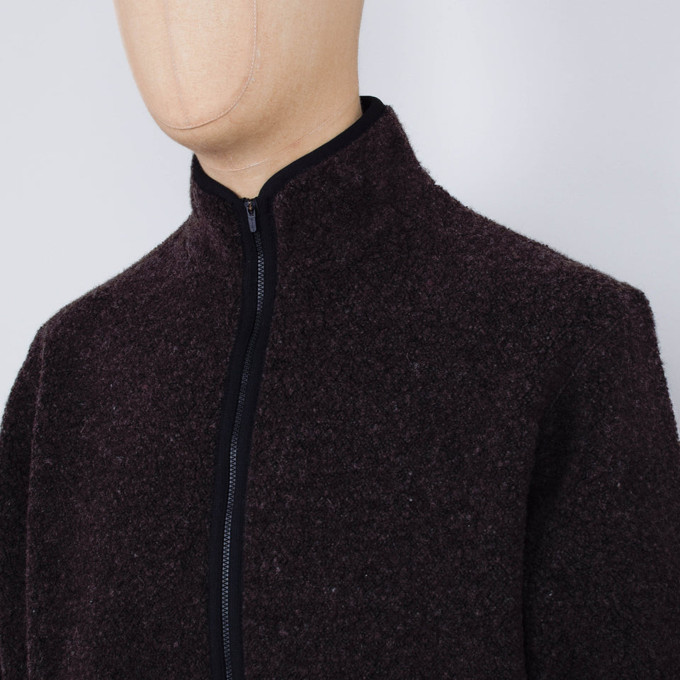 Snow Peak Recycled Wool Boa Pullover - Dark Brown