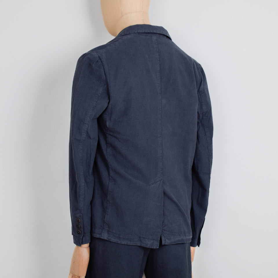 Folk Cotton Linen Blazer - Charcoal
