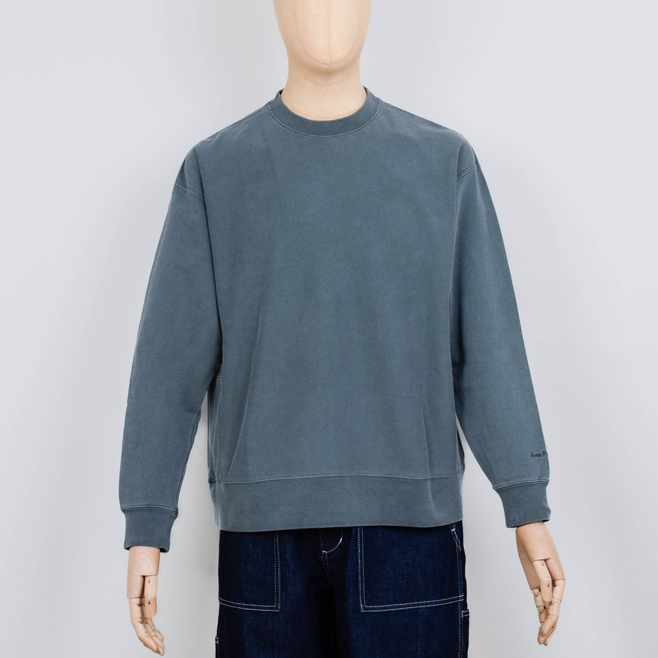 Snow Peak Garment Dyed Pullover - Dark Green