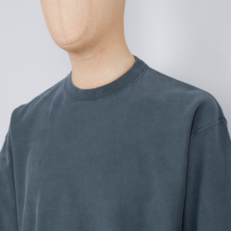 Snow Peak Garment Dyed Pullover - Dark Green