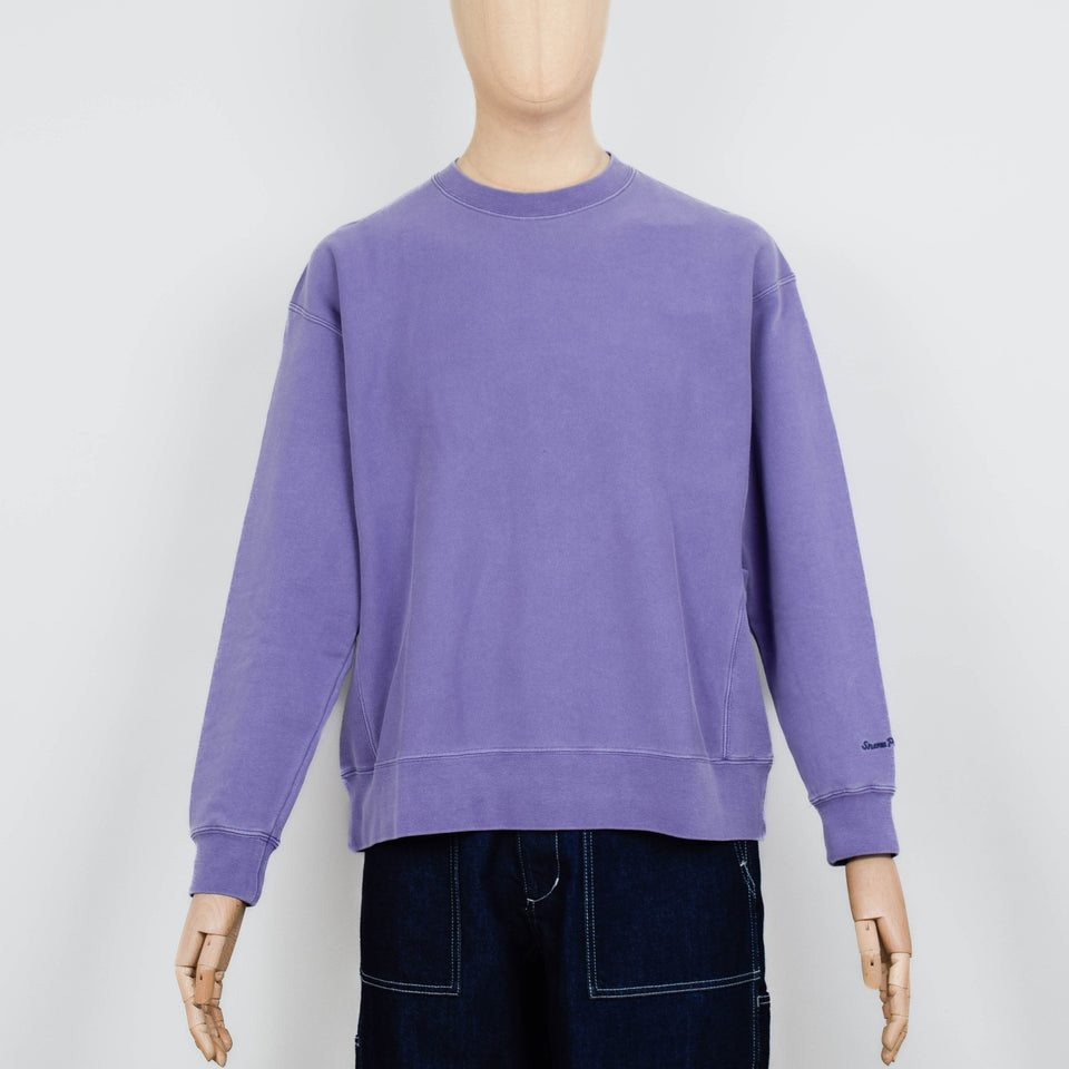 Snow Peak Garment Dyed Pullover - Purple