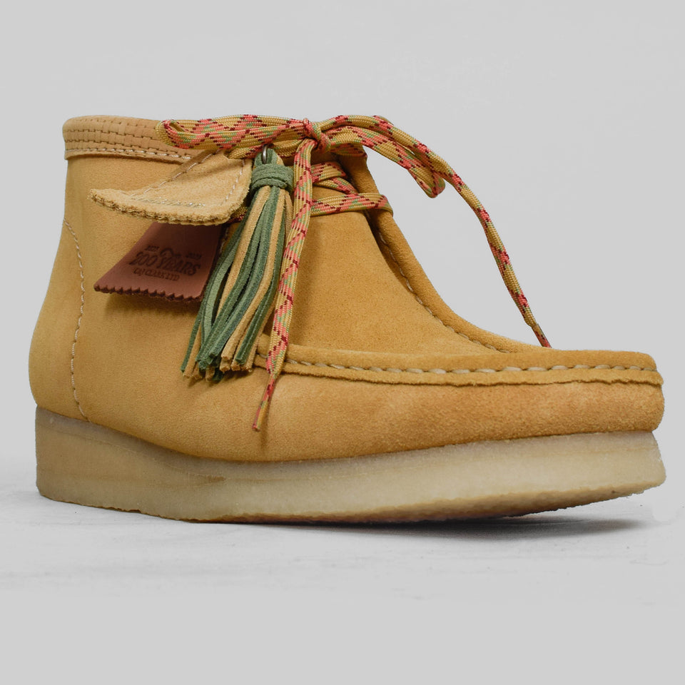 Clarks Originals Wallabee Boot - Golden Tan Suede