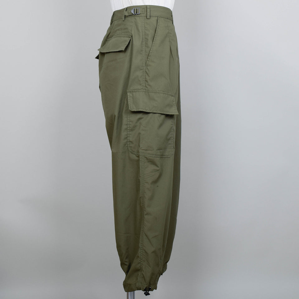 Universal Works Recycled Poly Tech Loose Cargo Pant - Olive