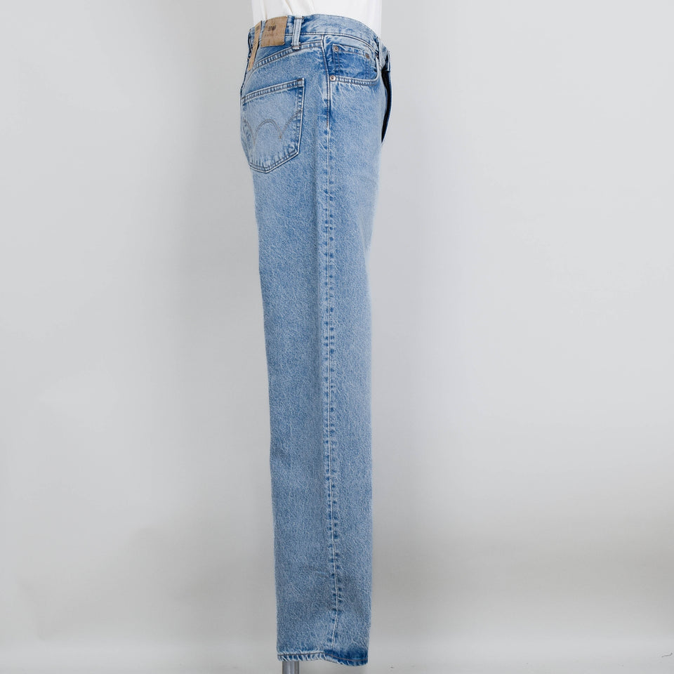Edwin Regular Straight - Blue Mid Light Used(017Q)