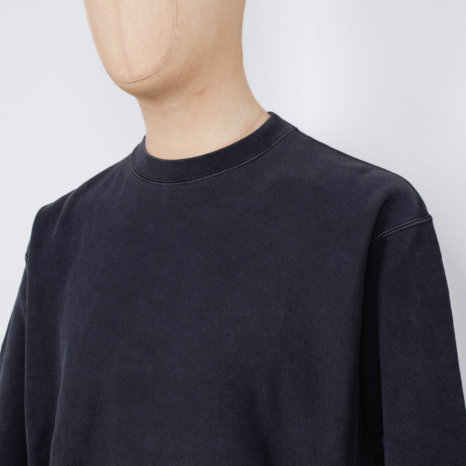 Snow Peak Garment Dyed Pullover - Charcoal
