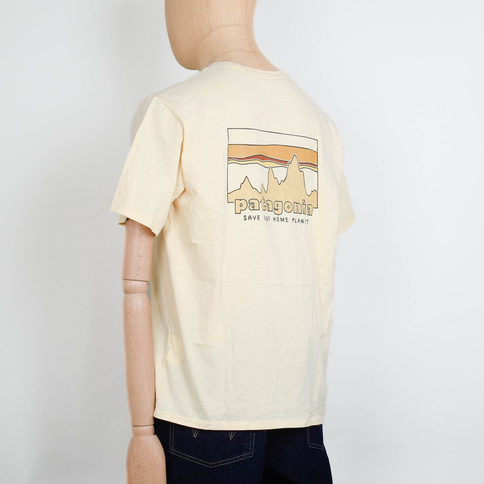 Patagonia '73 Skyline Organic T-Shirt - Buttercup Yellow