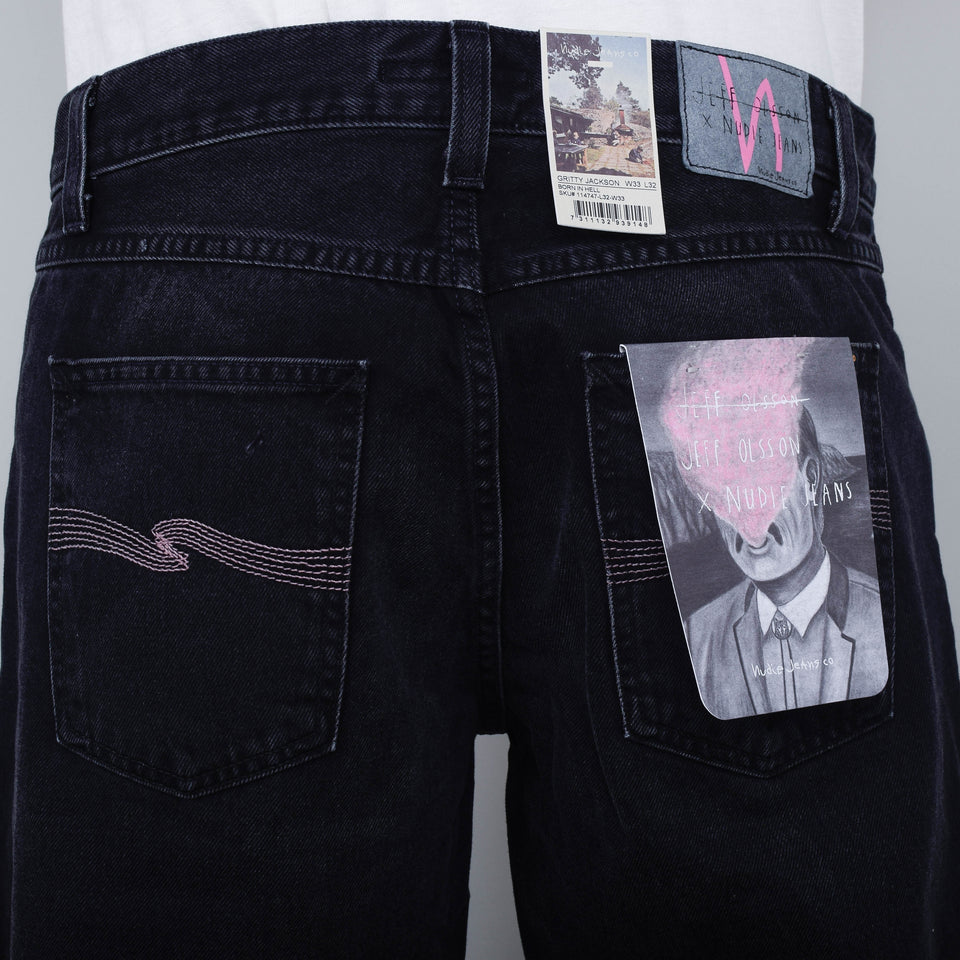 Nudie Jeans x Jeff Olsson Gritty Jackson - Born In Hell