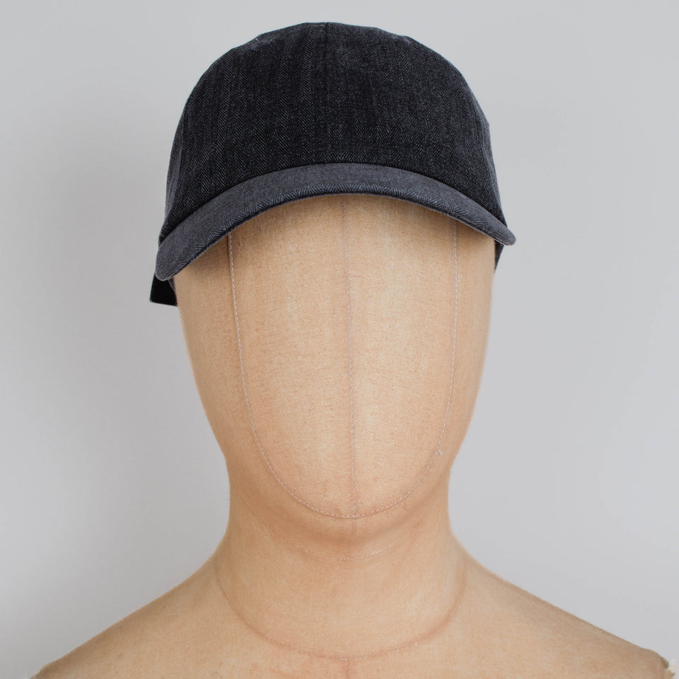 Folk Herringbone Cap - Charcoal