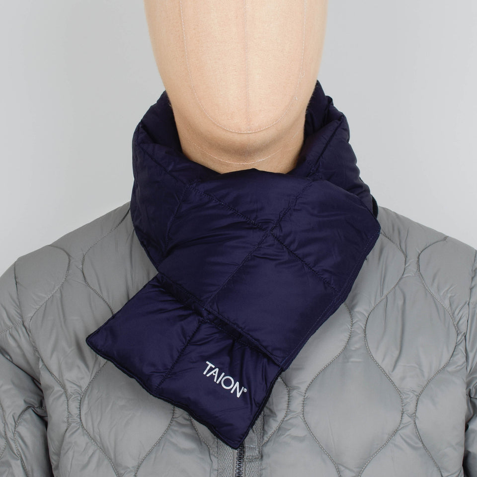 Taion Down Scarf - Navy