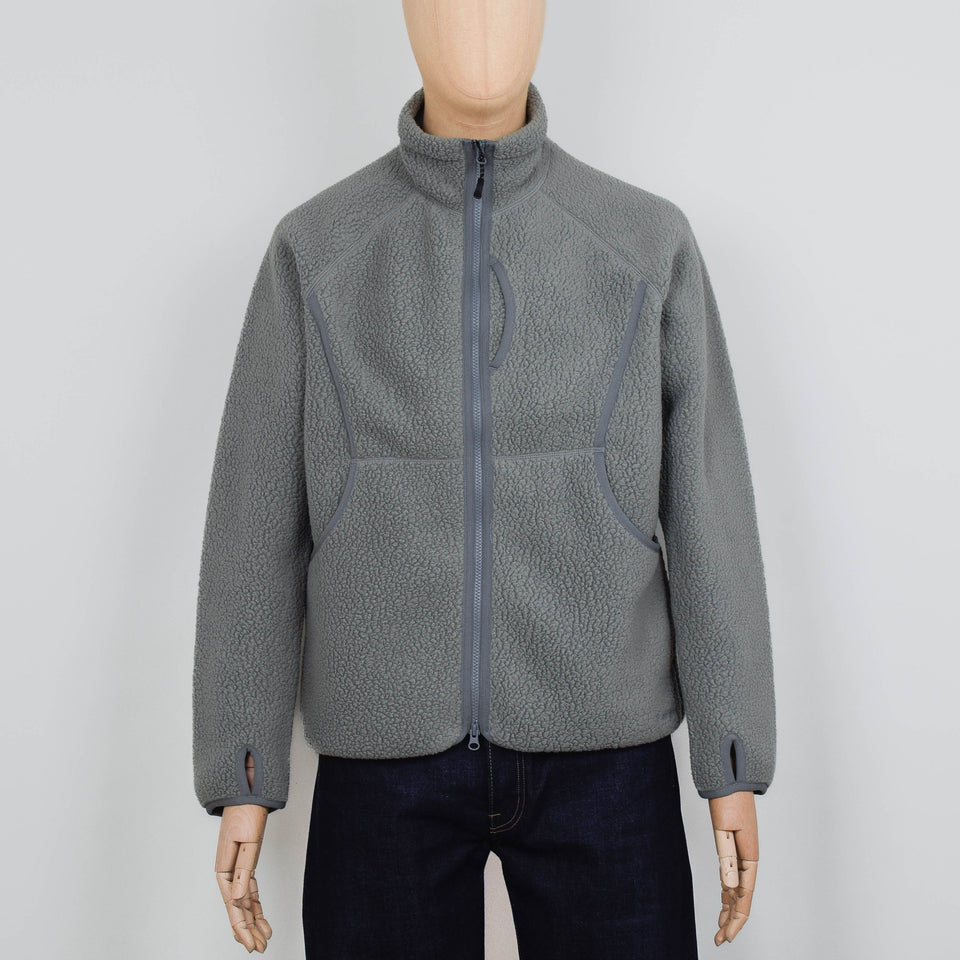 Snow Peak Thermal Boa Fleece Jacket Grey - Main Image