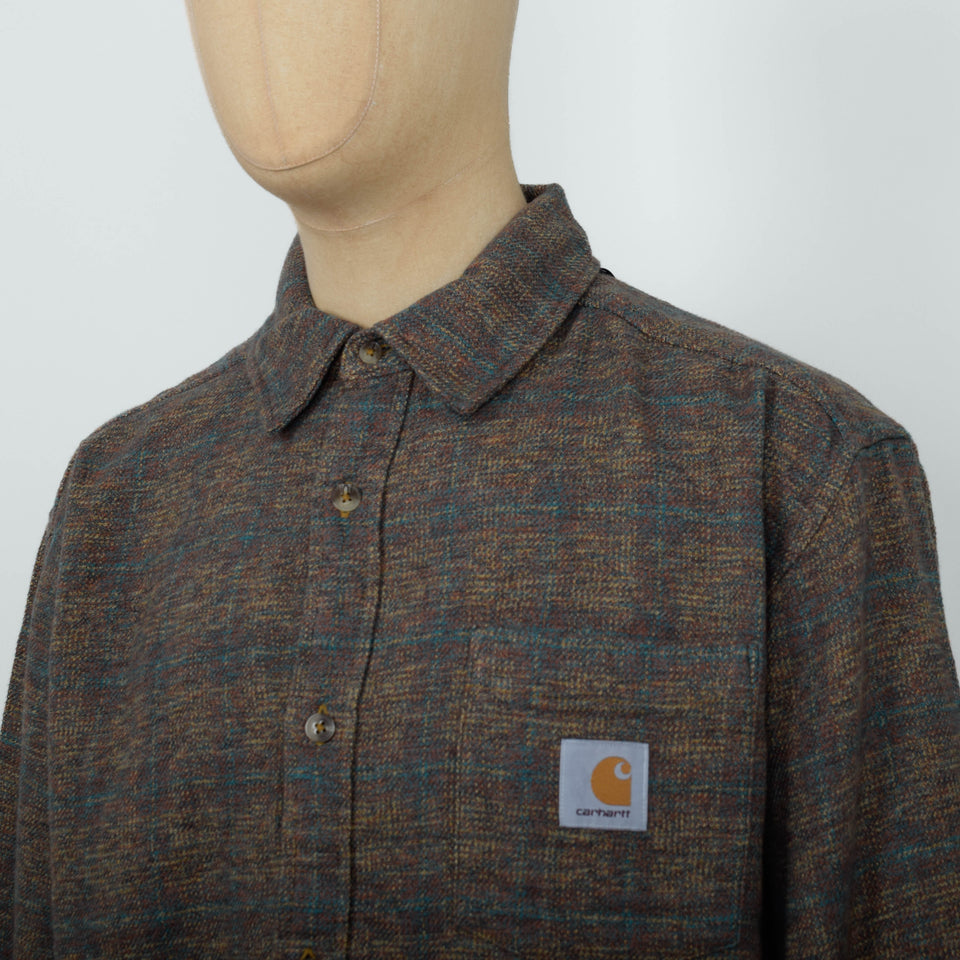 Carhartt WIP L/S Bagley Shirt - Hamilton Brown