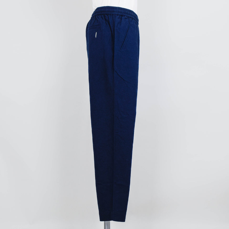 Folk Drawcord Assembly Pant - Dark Navy Crinkle