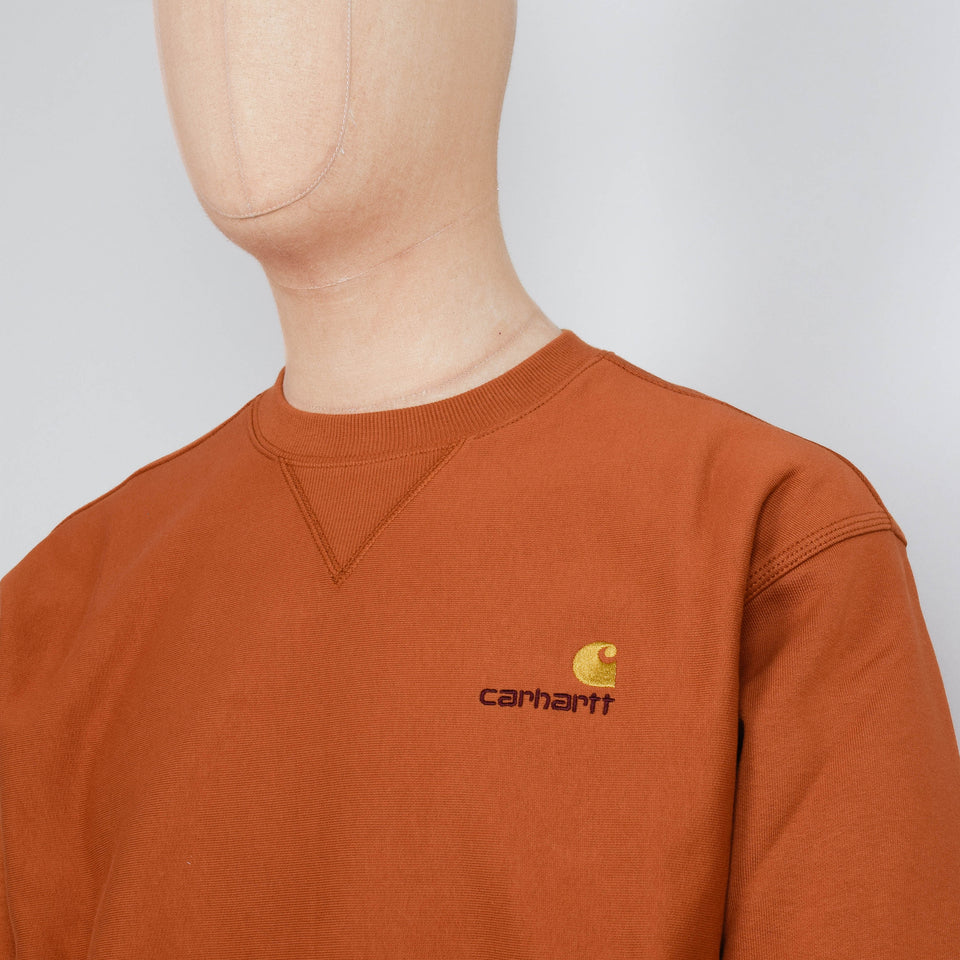 Carhartt American Script Sweat - Sienna