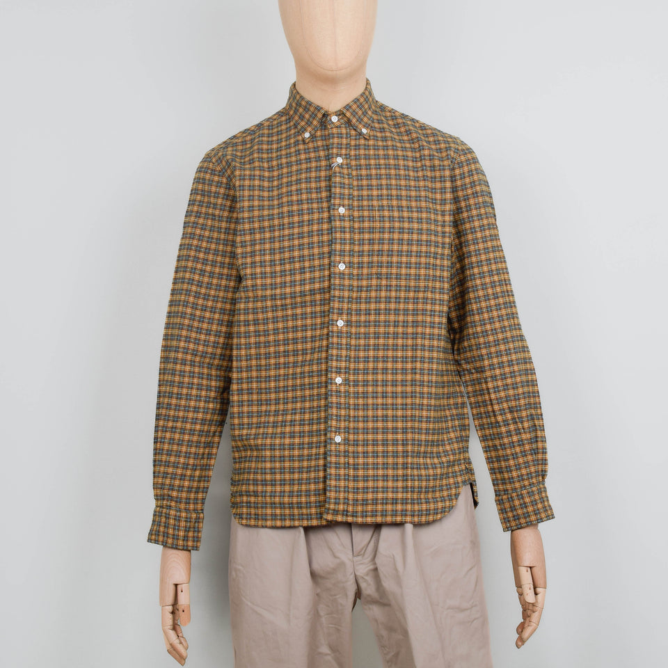 Beams Plus B.D. Mini Plaid Flannel - Yellow