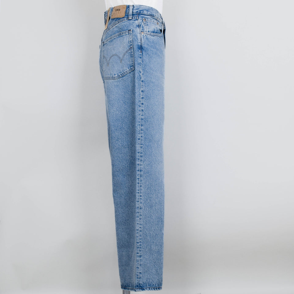 Edwin Wide Pant - Blue Mid Light Used (017Q)